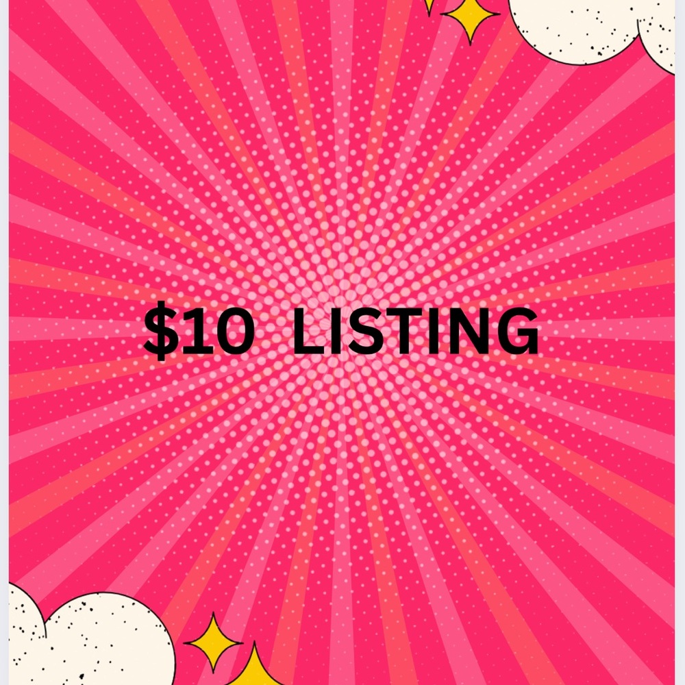 Posh show live listing $10 start